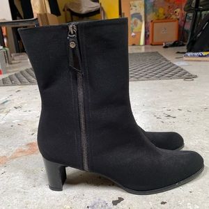Stuart Weitzman Black Booties/Boots - Size 10